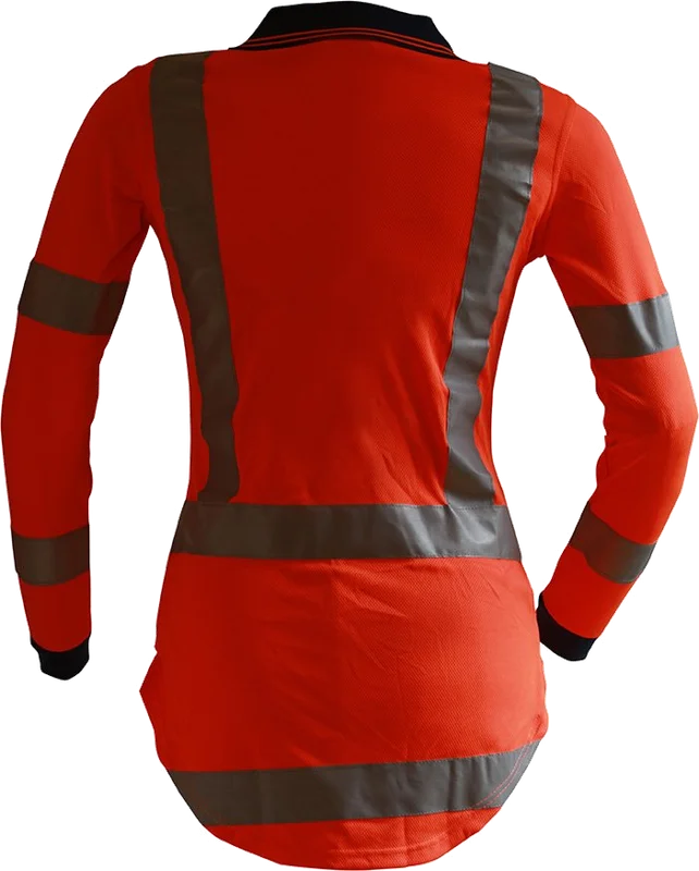 TTMC L/S Microfibre Polo Women’s - Image 3