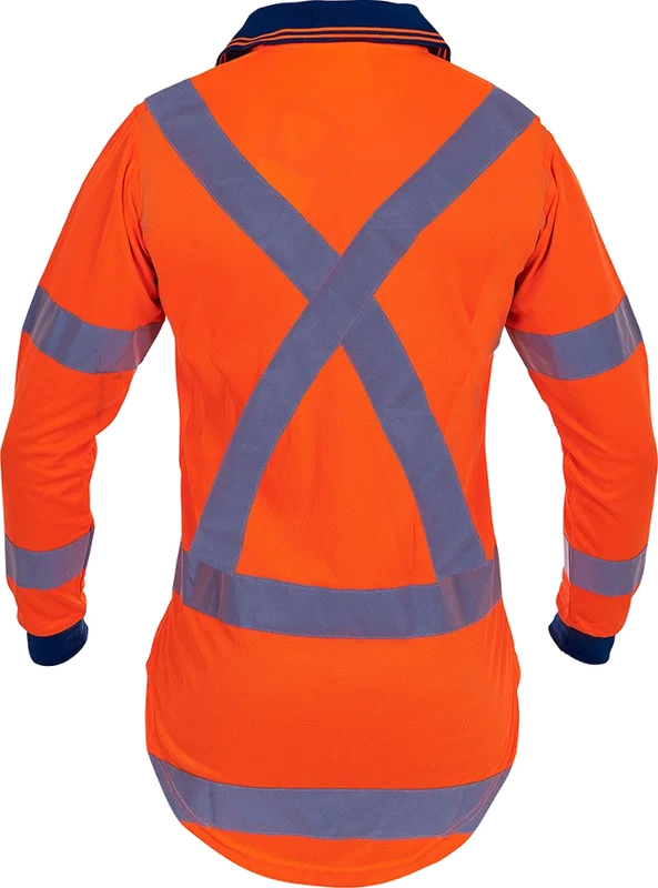 TTMC X-Back L/S Microfibre Polo - Image 3