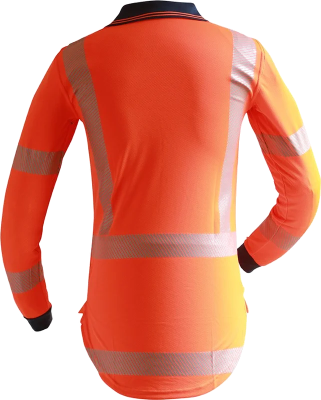 TTMC L/S Segmented Tape Microfibre Polo - Image 3