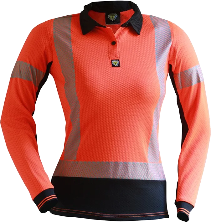 D/N L/S Microvent® Premium Polo Women’s - Image 2