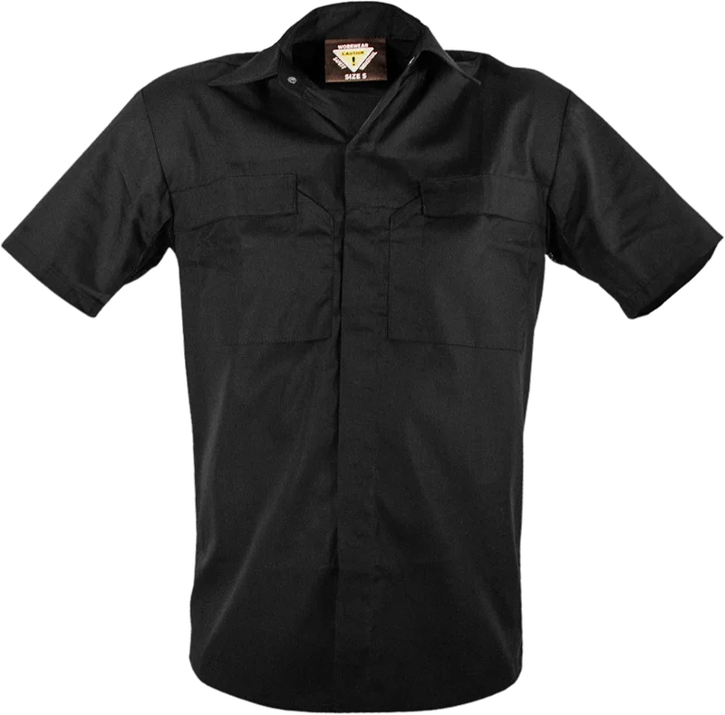 Short Sleeved Polycotton Pit Shirt - Image 2
