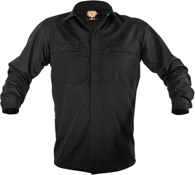 Long Sleeved Polycotton Pit Shirt - Image 2