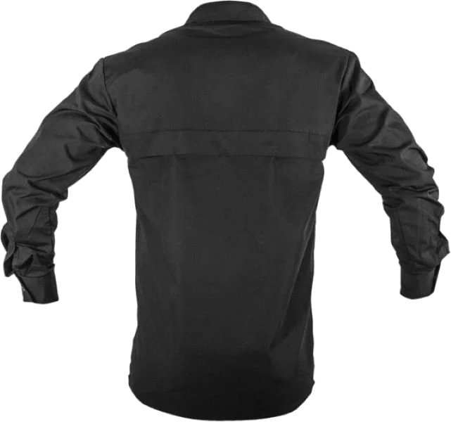 Long Sleeved Polycotton Pit Shirt - Image 3