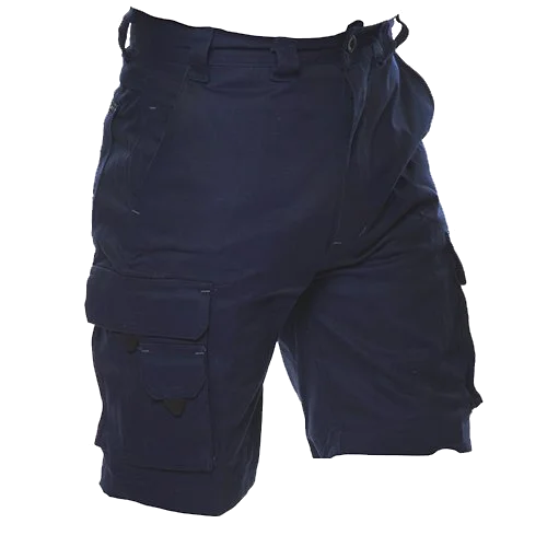 Cargo Shorts, 280gsm Cotton, Navy
