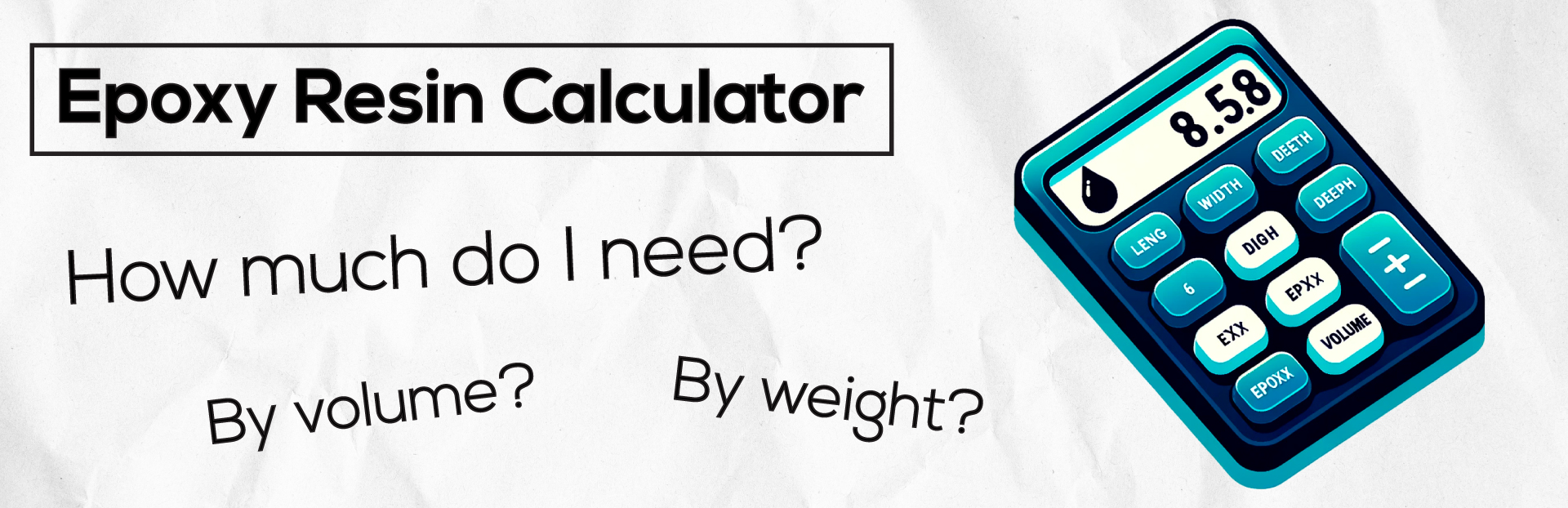 Epoxy Resin Calculator
