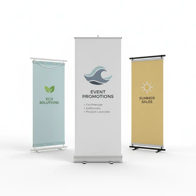 Roll-up standee