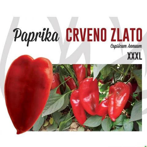 Profesionalno seme Seme paprike Crveno zlato - Katalog semena povrća SM AgroShop