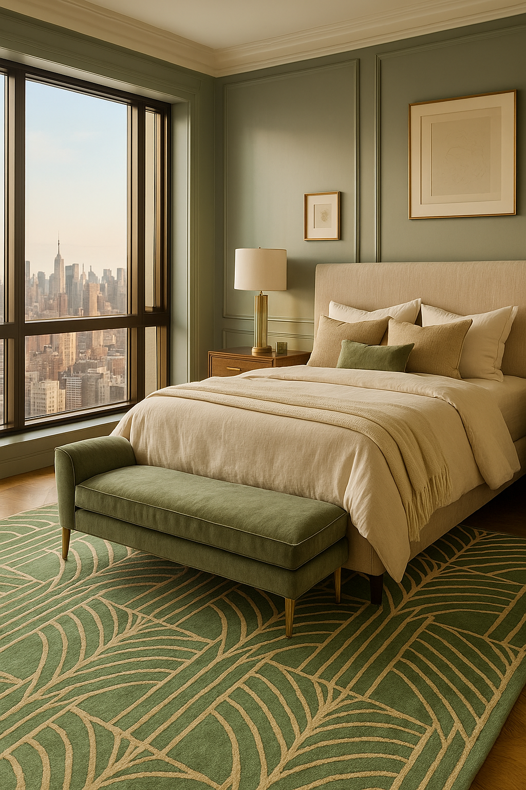 Mistletoe Green Art Deco - Image 3