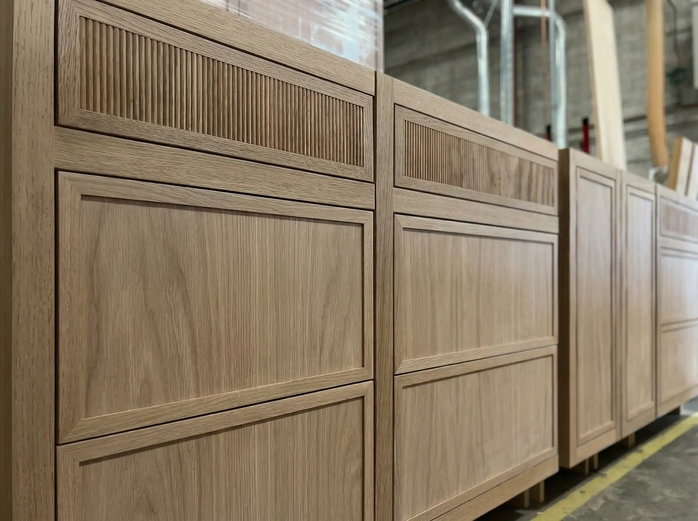 Era Interiors Brooklyn atelier — casework in production