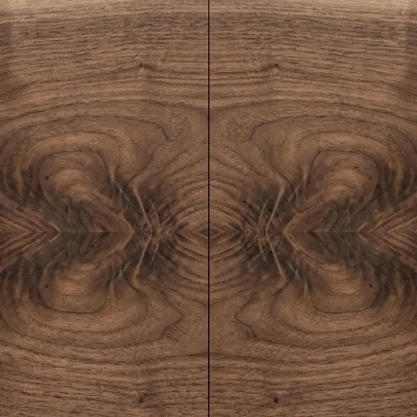 Book-matched veneer panel — Era Interiors materials specification