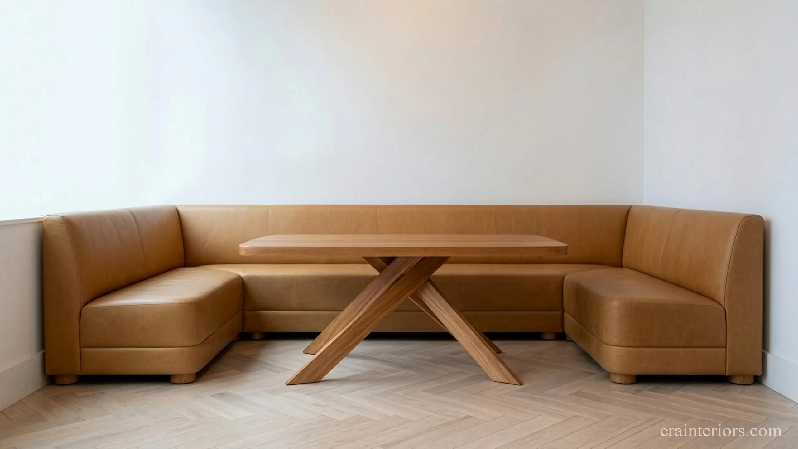 Kitchen banquette with concealed storage — Era Interiors Compound Piece