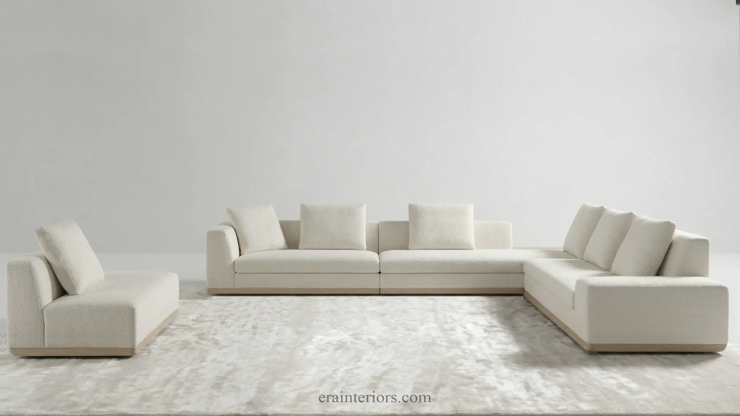 Custom sectional in large residential room — Era Interiors