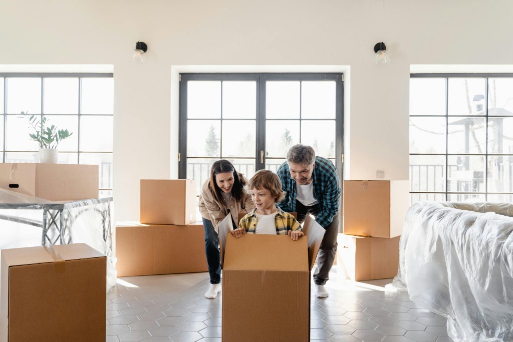 Family moving in