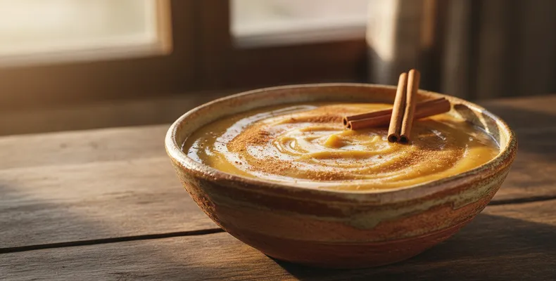Ambrosia gaúcha tradicional: receita cremosa de doce de ovos com leite e canela