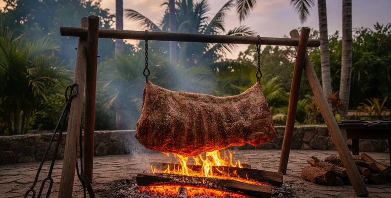 Costela de chão gaúcha assada na brasa: receita tradicional do fogo de chão