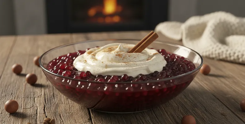 Sagu al vino gaúcho tradizionale: il dolce della Serra con perle di tapioca nel vino rosso