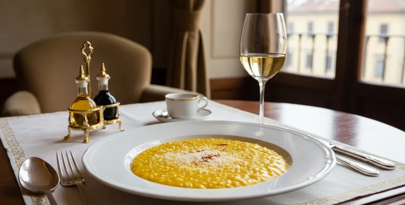 Risoto alla milanese tradicional: o risoto de açafrão dourado de Milão