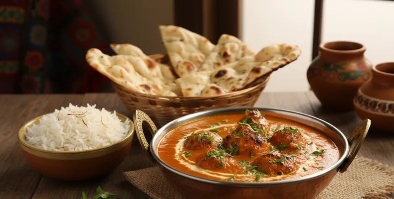 Butter chicken tradicional: o murgh makhani de Delhi com frango tandoori ao molho cremoso de tomate e manteiga