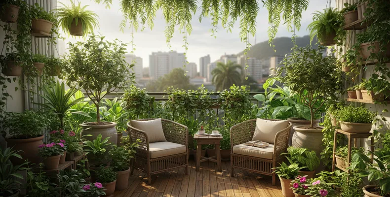 Varanda pequena, jardim possível: por onde começar
