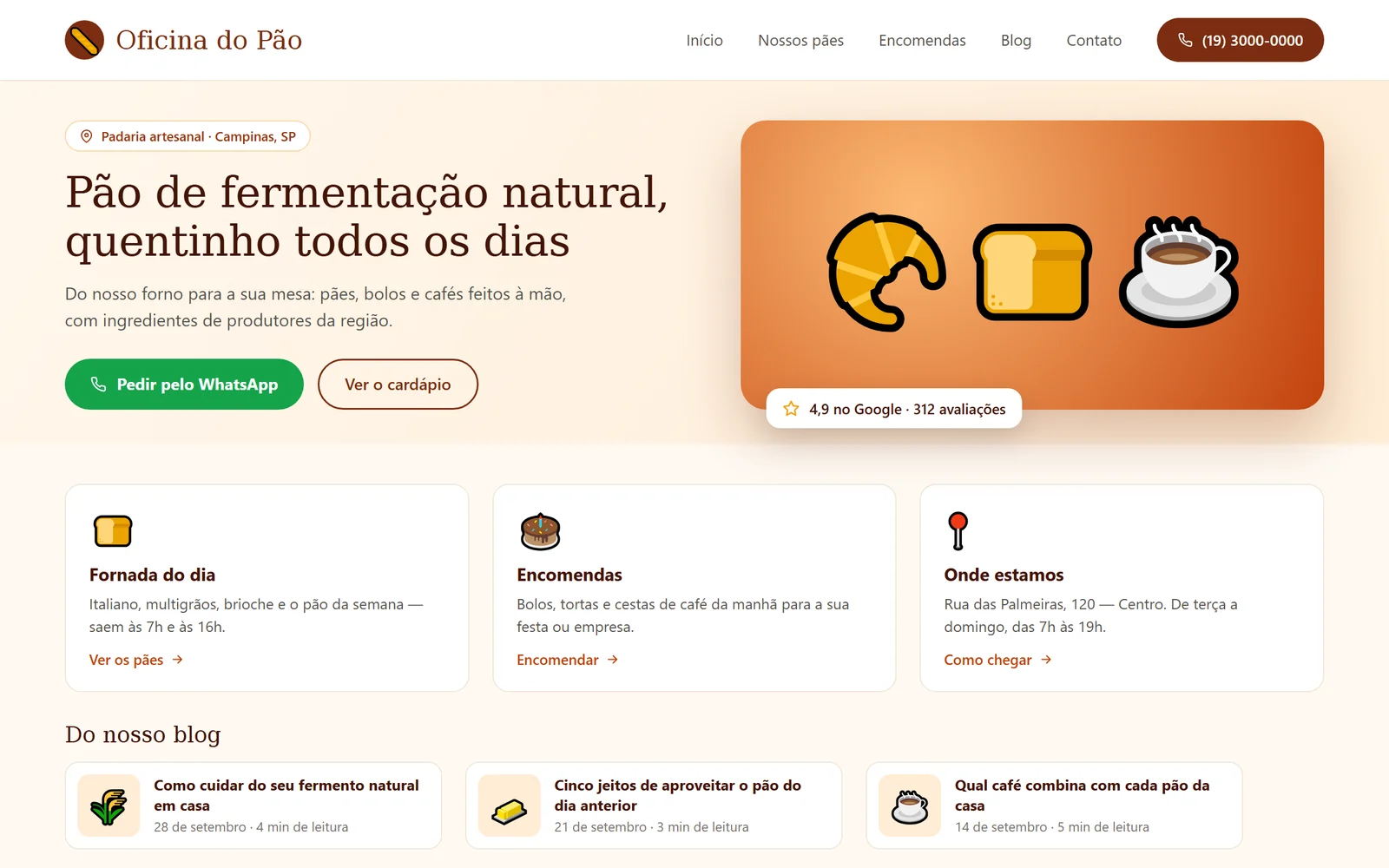 Presença profissional na internet que converte visitantes em clientes