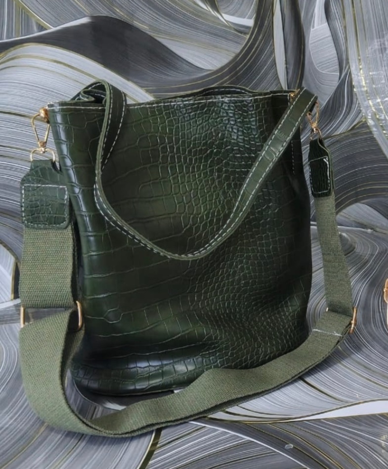 Bolso De Lujo Piel De Cocodrilo