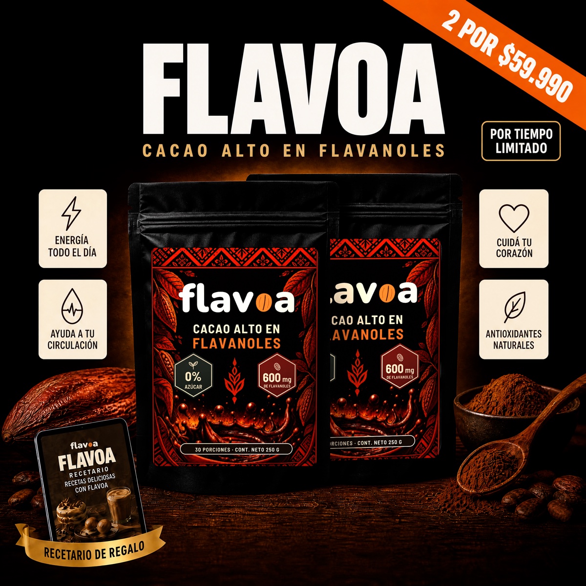 Dos doypacks de Flavoa