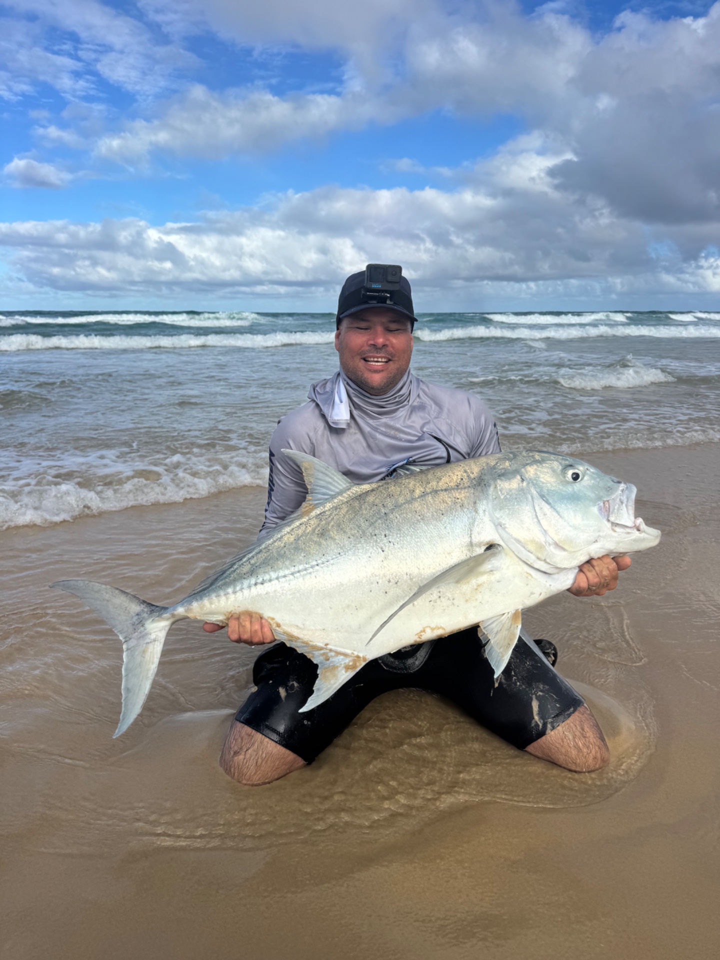 Giant Trevally caught by Christo Nortje