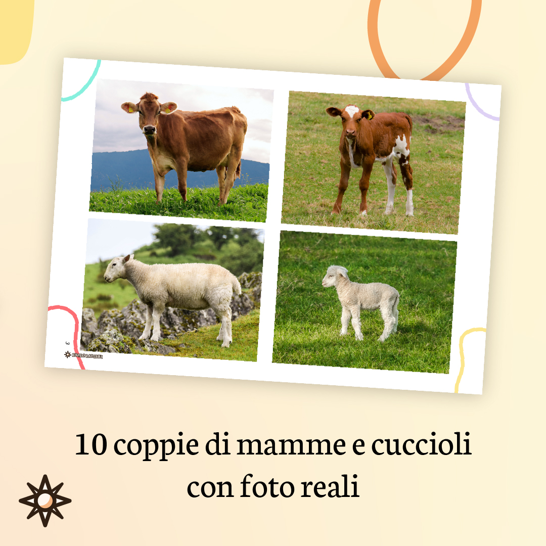Carte Mamme Cuccioli Foto reali