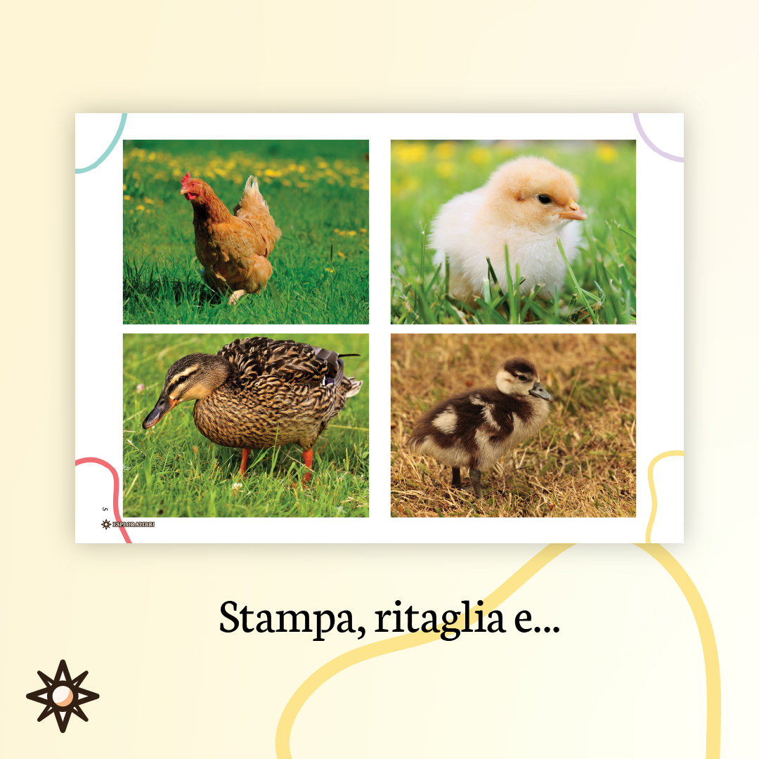 Carte Mamme Cuccioli stampabile