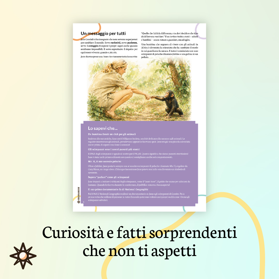 curiosità Jane Goodall