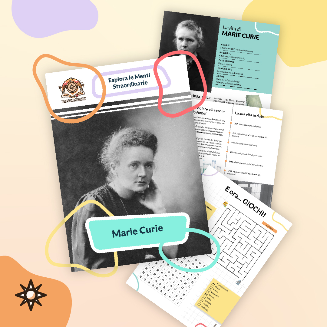 Cover Image for Marie Curie per Bambini: Biografia e Giochi da Stampare