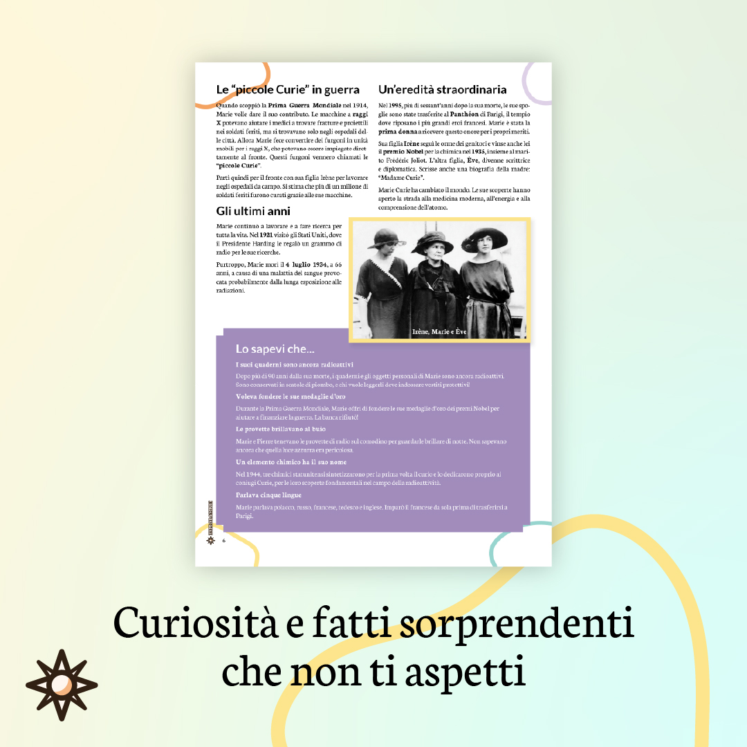 curiosità Marie Curie