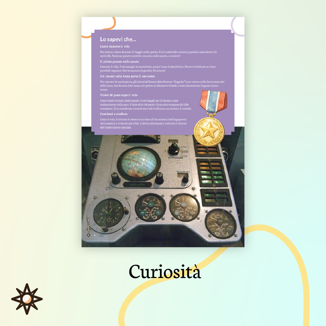 curiosità Yuri Gagarin