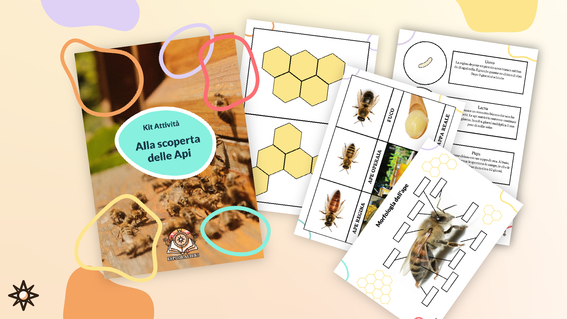 Kit Attività sulle Api: Schede Stampabili Gratuite per Bambini