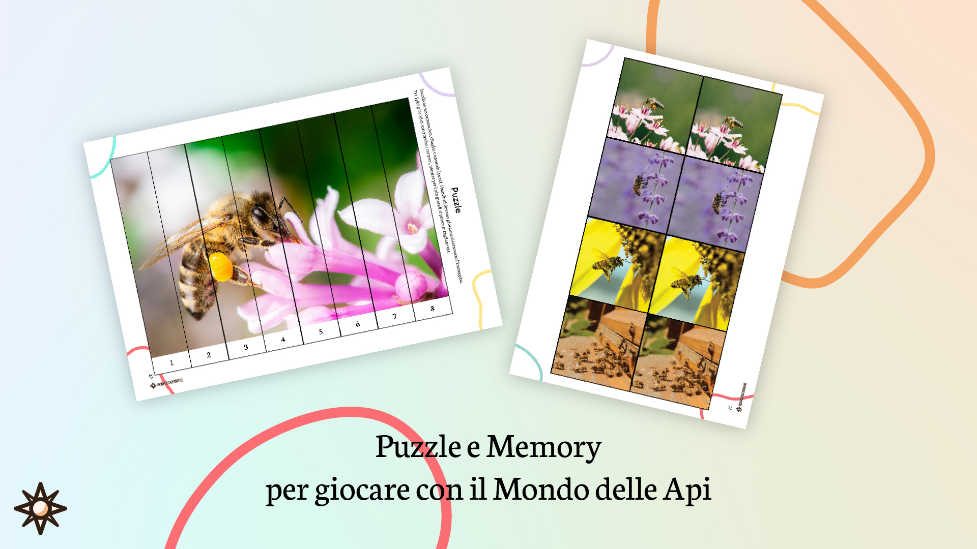 Puzzle e memory delle api