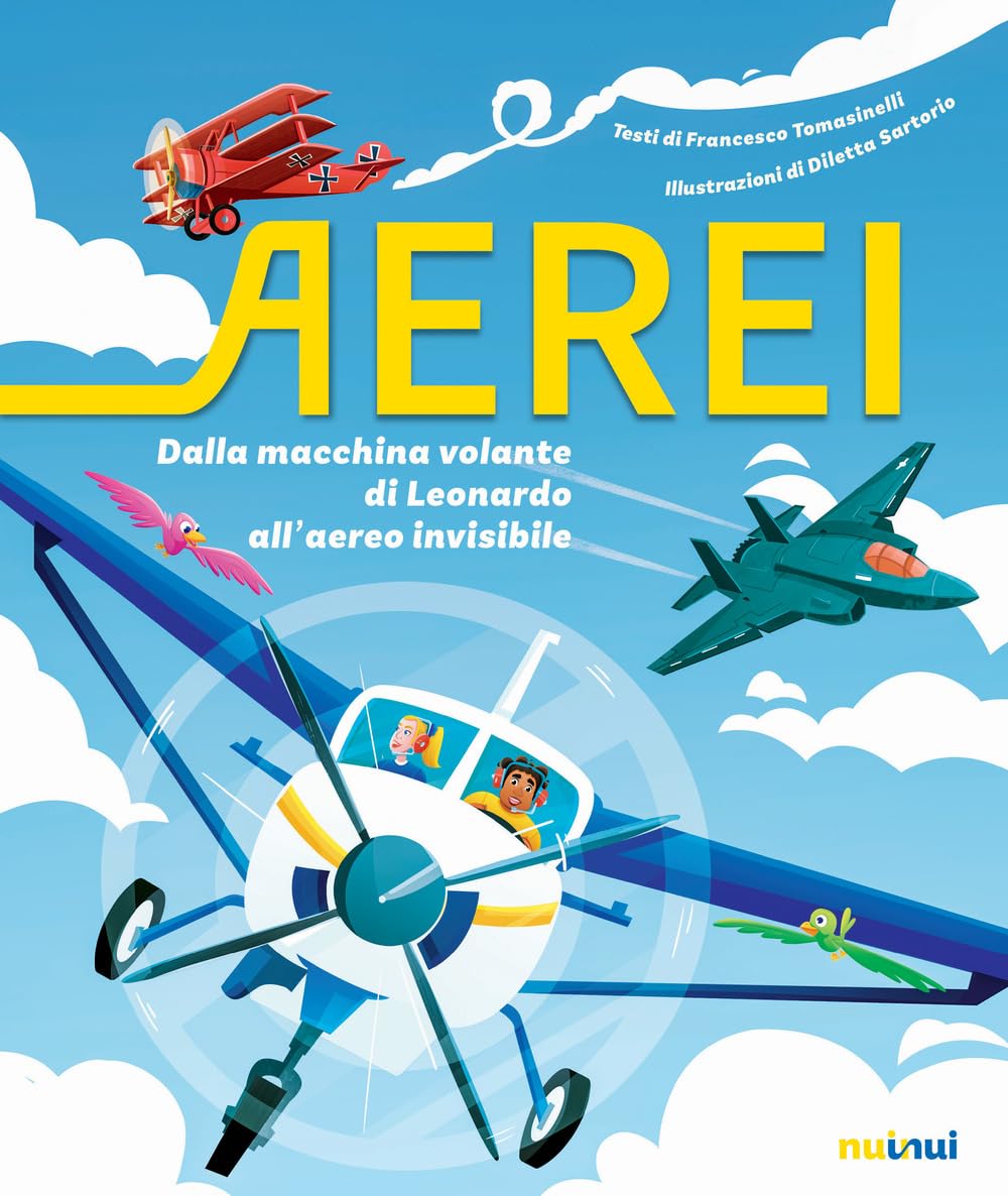 Copertina di Aerei. Dalla macchina volante di Leonardo all'aereo invisibile