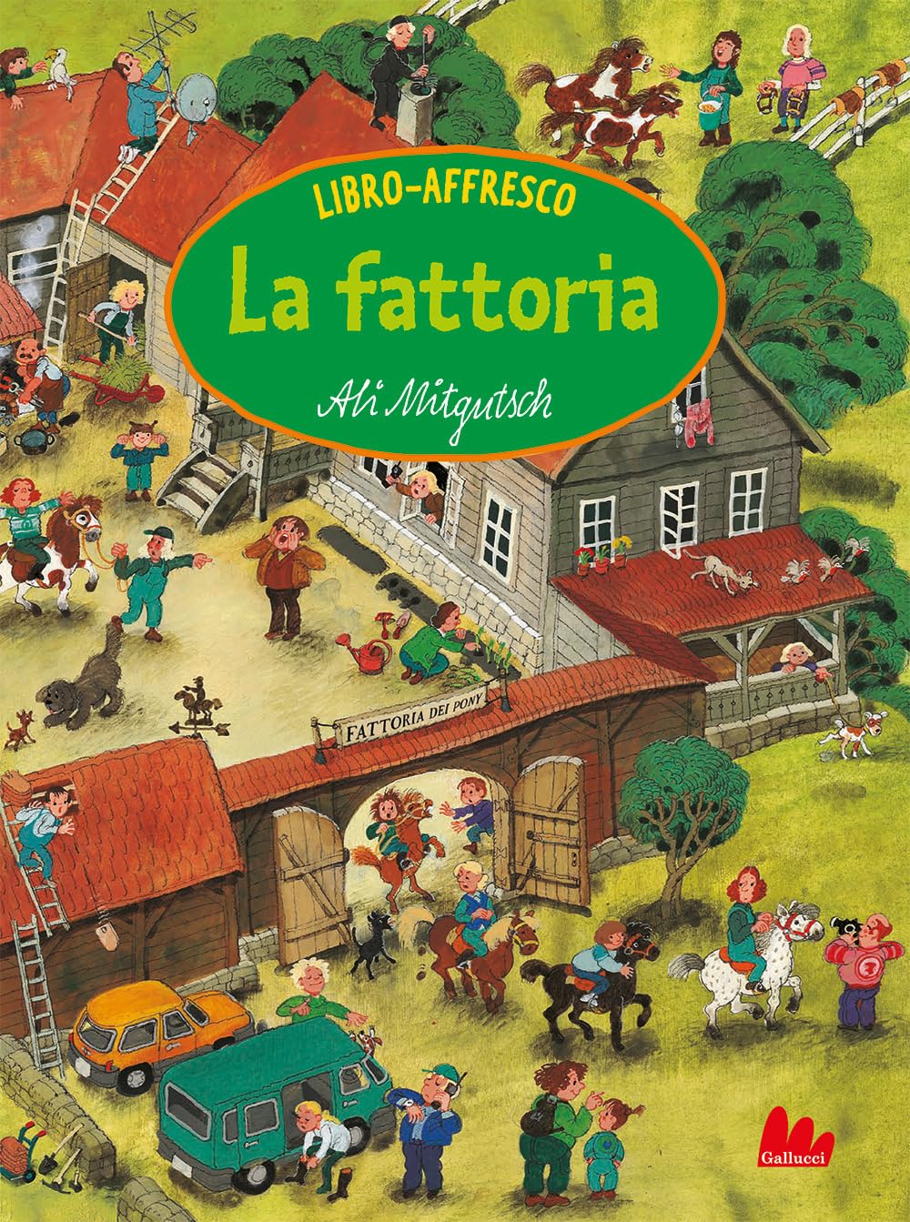 Copertina di La fattoria. Libro-affresco