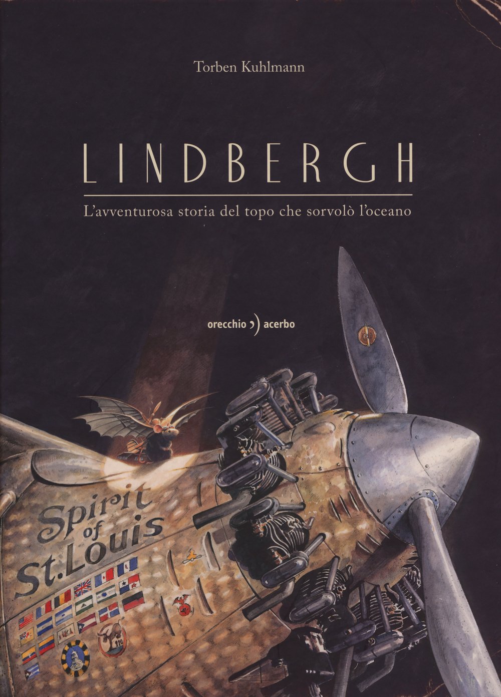 Copertina di Lindbergh. L'avventurosa storia del topo che sorvolò l'oceano