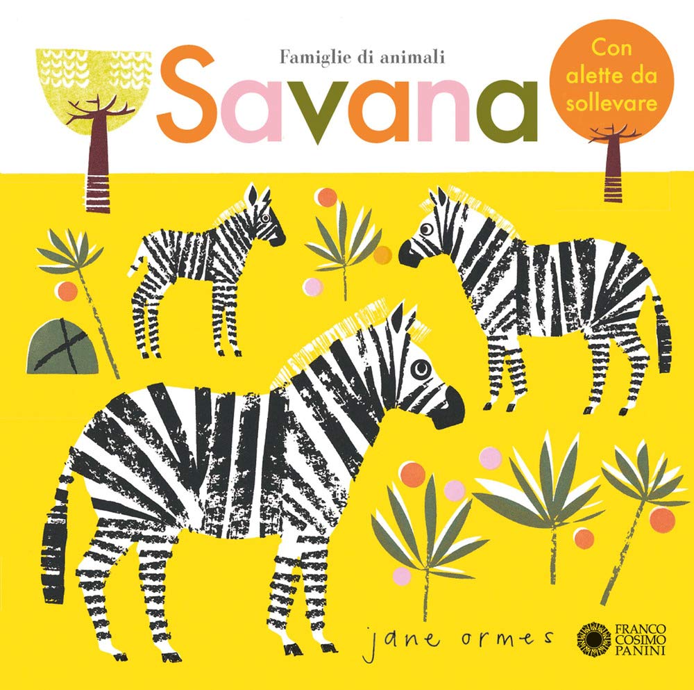 Copertina di Savana. Famiglie di animali