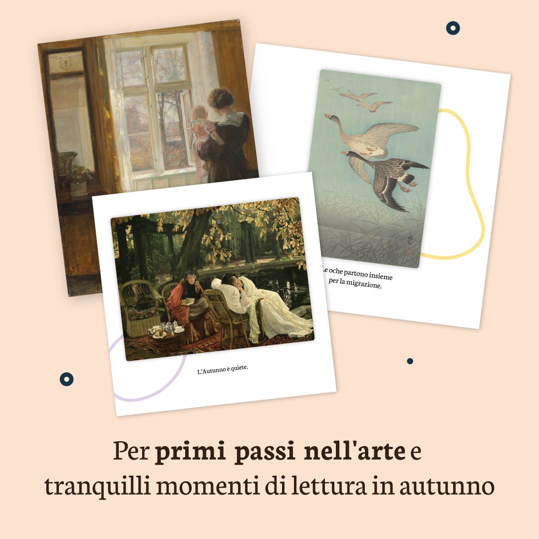 Per i primi passi nell'arte e tranquilli momenti di lettura in autunno