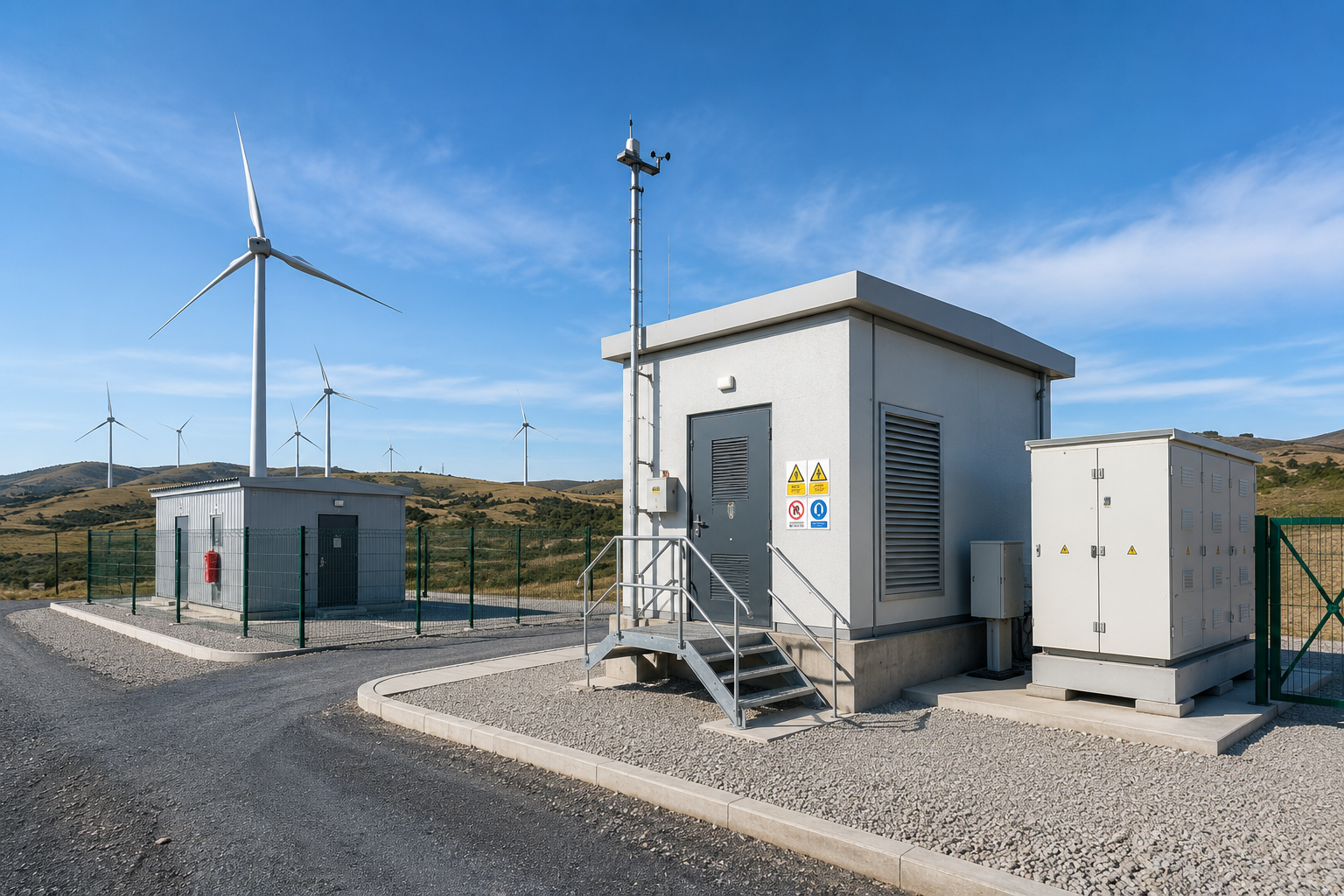 Rüzgar Enerjisi Santrali (RES) Yardımcı Yapıları