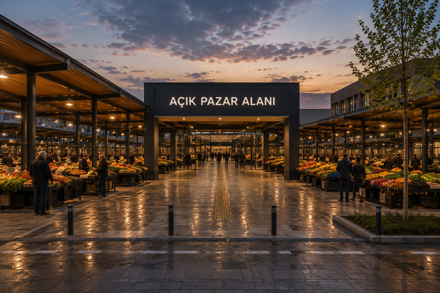 Açık ve Kapalı Pazar Alanları
