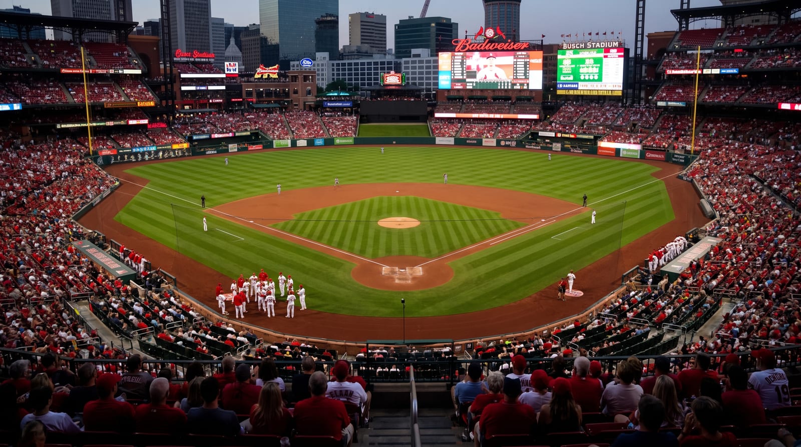 Giants Rout Cardinals 10-3 at Busch Stadium Behind Tidwell, Power Surge