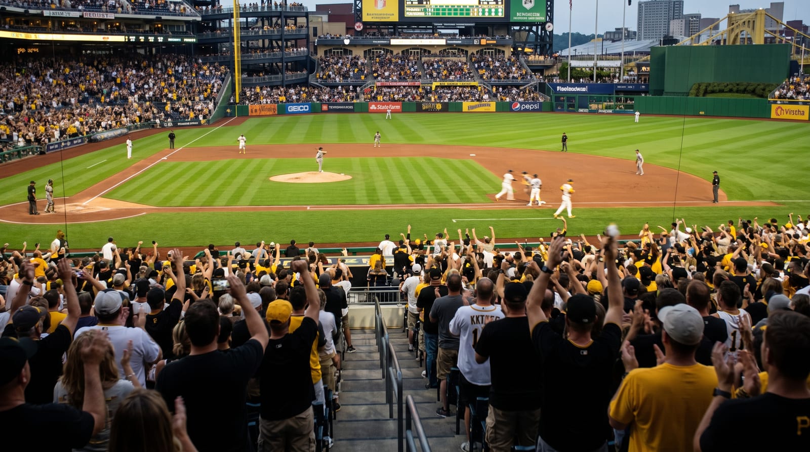 Pirates Edge Cardinals 5-4 in Nine Innings on August 30