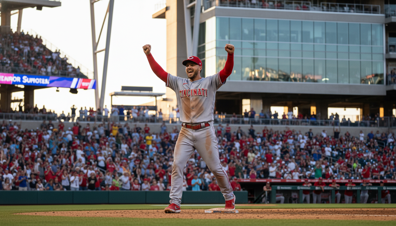 Reds Power Past Rangers 5-3 Behind Home Runs from Steer and Stephenson
