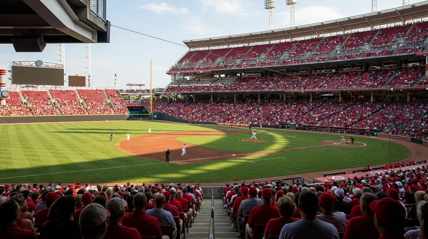 Reds Shut Out 1-0 as Luzardo Dominates at Great American Ball Park