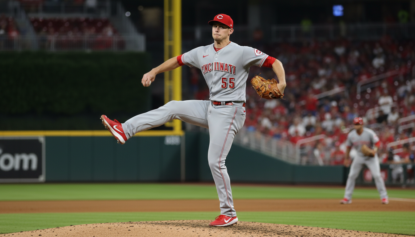 Williamson, Reds Pitching Staff Combine for Three-Hit Shutout of Marlins