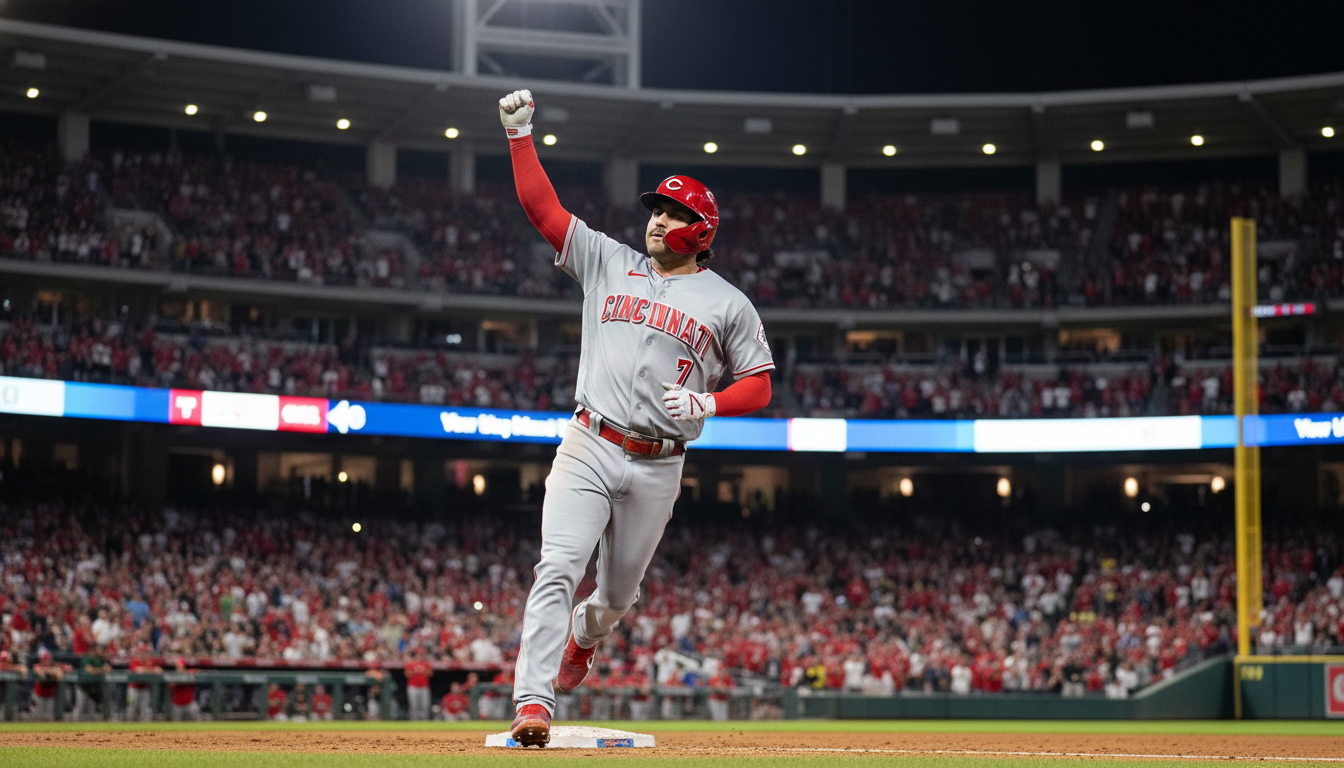 Singer Roughed Up as Marlins Snap Reds' Five-Game Win Streak 7-4