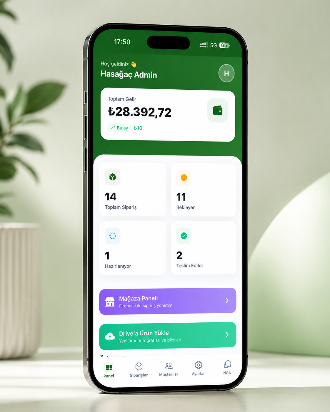 Hasağaç B2B Mobile projesi