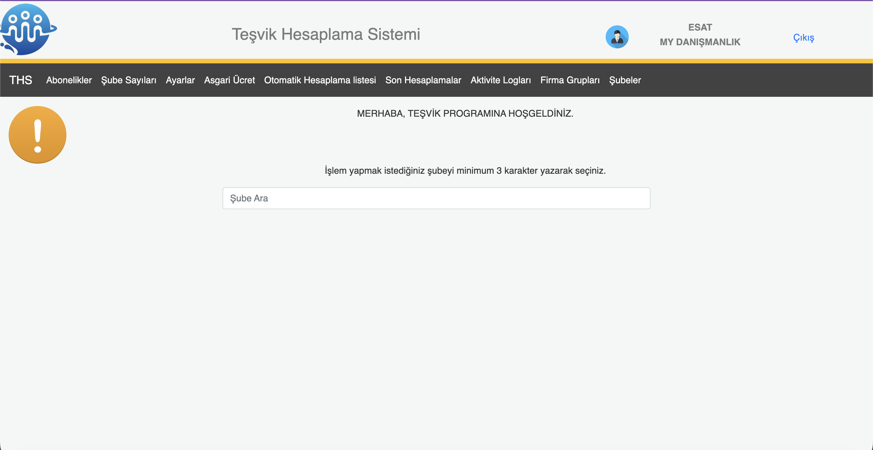 TeşvikHesap projesi
